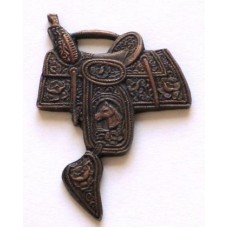GS Garcia Brass Saddle Fob